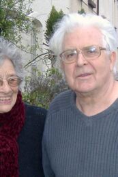 Click on image to see full-sized version Playwright Margaretta D'Arcy and John Arden, in Galway