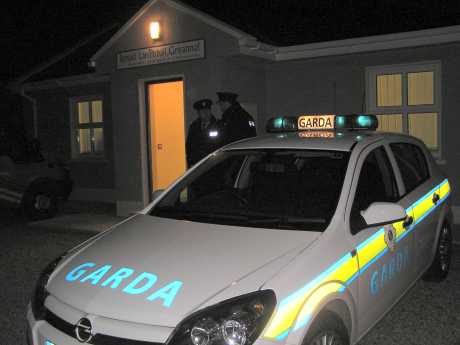 Garda� attend the meeting venue