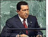 Click on image to see full-sized version Venezuelan President Hugo Chavez addressing the UN