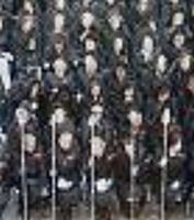 Click on image to see full-sized version a battalion of catholic widows hear open air mass in Madrid November 9th.