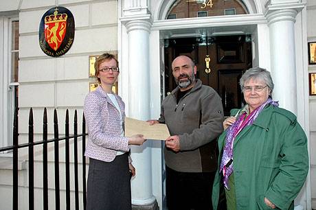 Norwegian Embassy Worker, Padhraig Campbell & Sister Majella McCarron