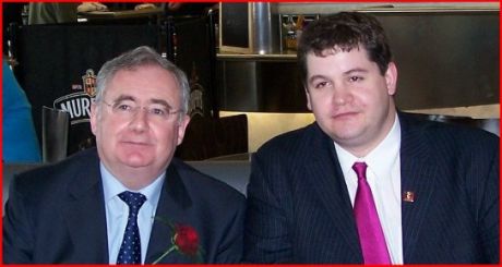 Click on image to see full-sized version Cllr Keith Martin and Pat Rabbitte