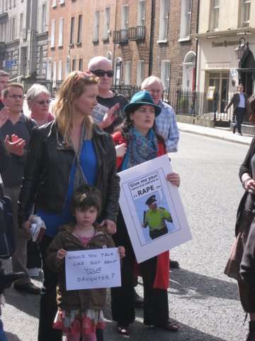 Listening to the speakers