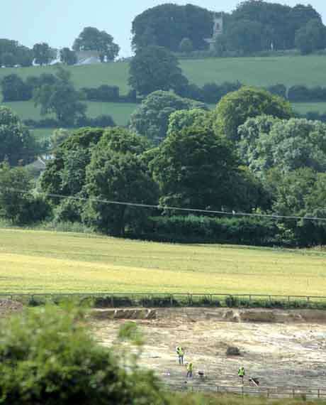 Click on image to see full-sized version Excavations in the Tara Valley