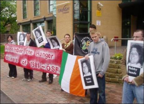 Click on image to see full-sized version 'On The One Road' remembering the Hungerstrikers