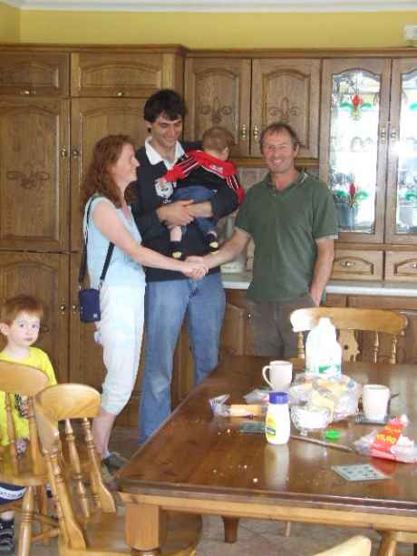 Lunch and encouragement at Vincent�s.