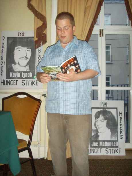 gra activist Colm O'Neill reads extract from 'Awaiting The Lark'