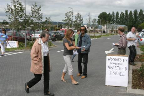 Customers are given information fliers  