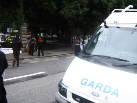 Click on image to see full-sized version large Garda presence