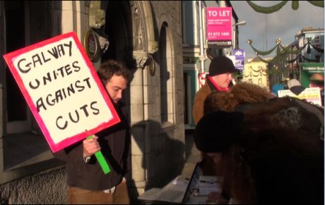 GUAC info table, Shop Street, 25-11-2010