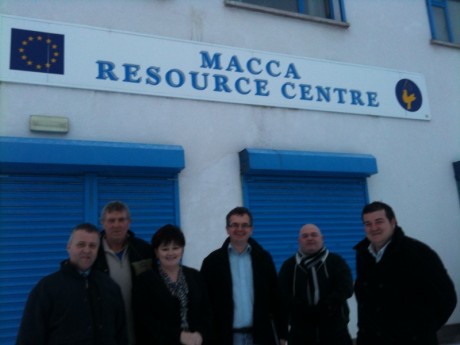 Gerry McCusker, Seamus Reid, Siobhan McDermott, Martin O'Rourke, Cllr Martin McColgan, Conor Keys