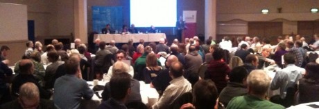 Peter Bunting addresses the People's Congress