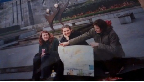 Click on image to see full-sized version Mark Kennedy in Ireland 2005 with Sarah Hampton and Kim Bryan.