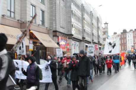 Marching from Stephens Green 2