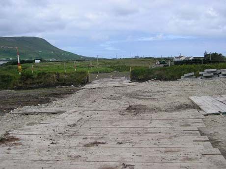 Seems to be the start of the access road they want to build adjoining the pipeline