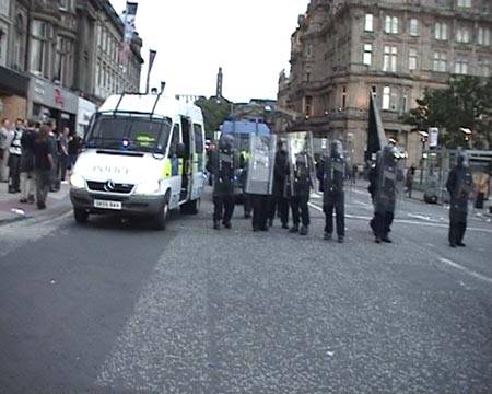 First wave of many reinforcements arrive.