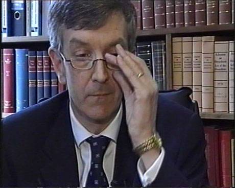 Click on image to see full-sized version Great moment as GAMA's lawyer squirms when shown dodgy payslips.