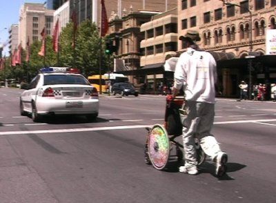 Harvey walking 4 world peace by 2015