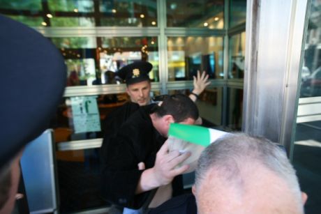 Click on image to see full-sized version EU use gardai to end occupation (if only they were so enthusiastic about ending the occupation of Palestine)