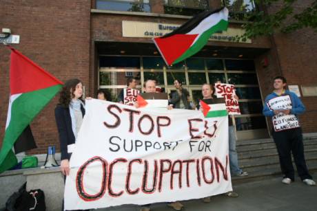 Click on image to see full-sized version Stop EU support of Israeli occupation
