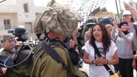 Click on image to see full-sized version Huwaida Arraf: Nabi Saleh