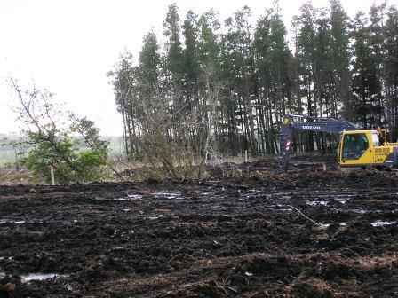 Clearing bog at Ballinaboy