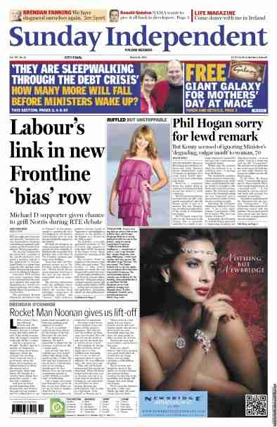 Michael D Supporter asks David Norris a question - big news for right wing nuts