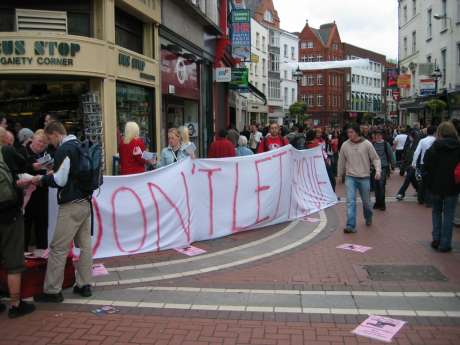 canvassing on grafton st