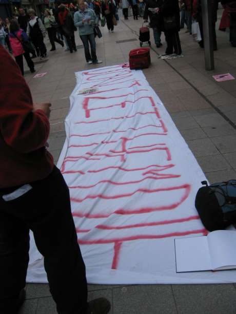 Banner on Henry St.