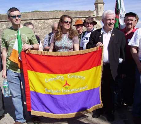 Click on image to see full-sized version Connolly Column memorial banner