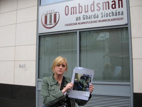 Activists brought photographic evidence of maltreatment at the hands of Garda