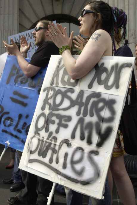 keep your rosaries off my ovaries!