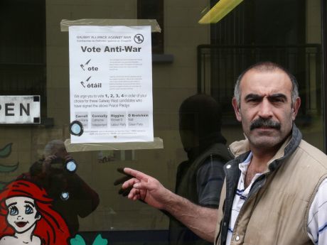 Ali, fish monger,Shell to Sea/anti-war activist and all round affable good guy