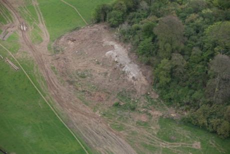 Road take at Rath Lugh 24 April 2007