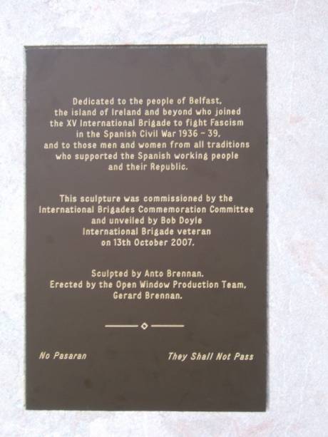Click on image to see full-sized version The inscription on the monument