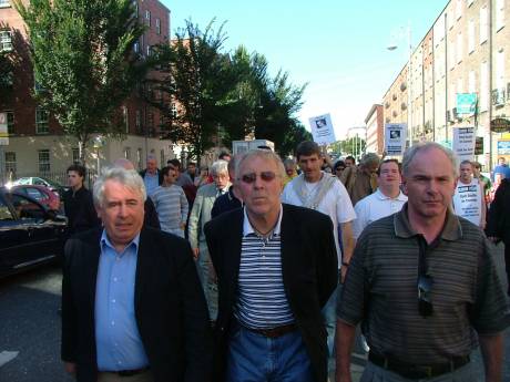 Click on image to see full-sized version Joe Costello T.D., Cllr. Christy Burke and Tony Gregory T.D.